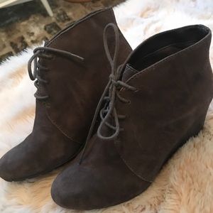 Suede booties by Clark’s size 6.5
